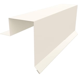 Gevelpan Stehfalzprofiel PD-510-S, zuiverwit RAL 9010, 0,50 mm staal, vrijstaand