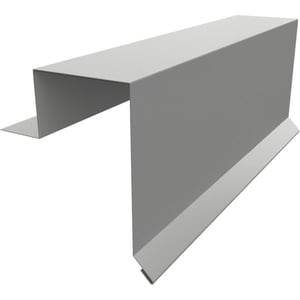 Gevelpan Stehfalzprofiel PD-510-S van staal 0,50 mm Zilver-Metallic, bovenaanzicht schuin