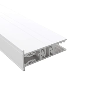 Zeven | Randprofiel | 10 mm | Kunststof | Wit | 7,02 m