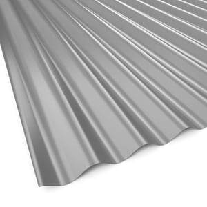 Gegolfde platen van staal en aluminium voor wanden in verschillende diktes, kleuren en coatings.