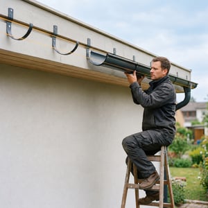 Handleiding voor het monteren van een dakgoot van pvc of staal