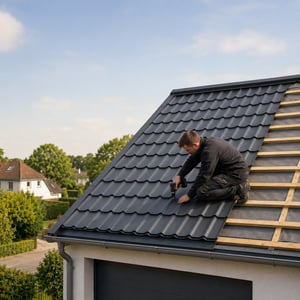 Handleiding voor het leggen van dakpanplaten met dakpanuitstraling