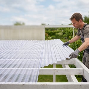 Handleiding voor het leggen van golfplaten en lichtplaten van kunststof