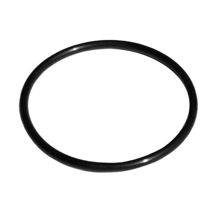 Adapterring van zwart rubber, 2,50 mm dik, cirkelvormig, vrijstaand