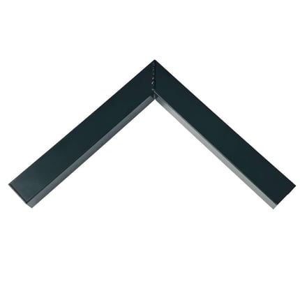 Buitenhoek CUBE van aluminium, antracietgrijs RAL 7016, 1,20 mm dikte, hoofdweergave