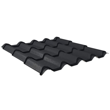 Dakpanplaat EUROPA Antracietgrijs (RAL 7016) met 80 µm Shimoco coating, hoofdweergave