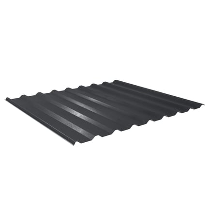 Damwandplaat 20/1100 donkergrijs, 0,50 mm, matpolyester, hoofdweergave