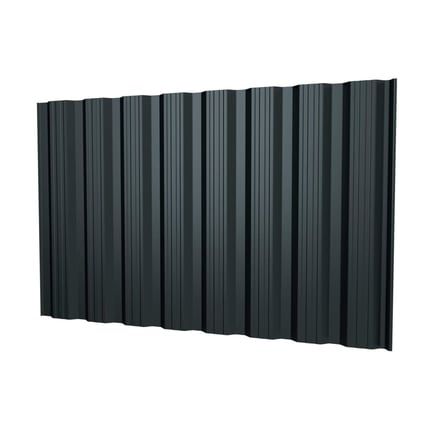 Damwandplaat T18DR wand, 0,40 mm, antracietgrijs RAL 7016, polyester coating, hoofdweergave