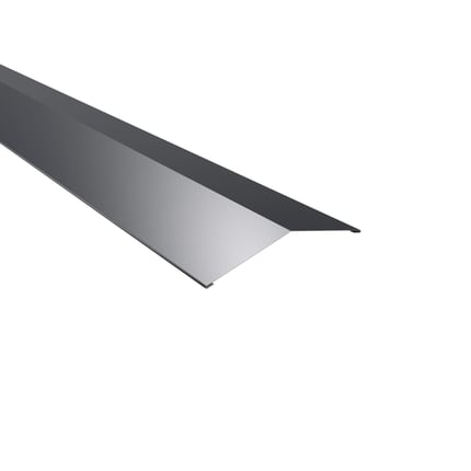 Nokstuk plat, 14,5 x 14,5 cm, 150 graden, Antracietgrijs, 0,50 mm staal, 60 µm Puramid coating