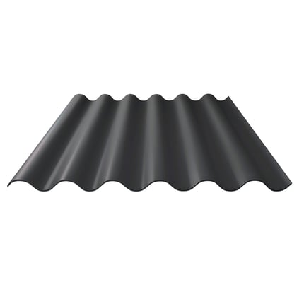 Stabipol golfplaten donkergrijs, 1,80 mm dik, polyester, hoofdaanzicht