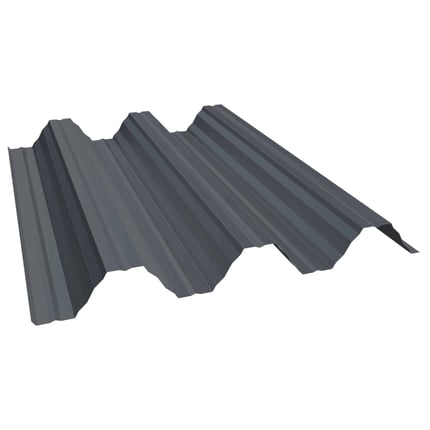 Damwandplaat T92P dak antracietgrijs RAL 7016, 0,50 mm dikte, PURMAT coating, hoofdweergave