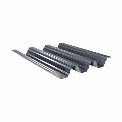 Damwandplaat TP104 dak van staal, 0,75 mm, antracietgrijs RAL 7016, 25 µm polyestercoating