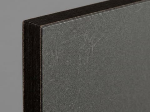 Detailweergave van het hoogwaardige oppervlak van een HPL-platje