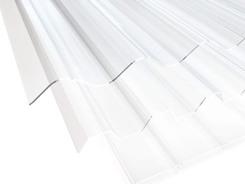 Hoogwaardige golfplaten en kanaalplaten van transparant materiaal voor lichtdoorlatende daken en luifels