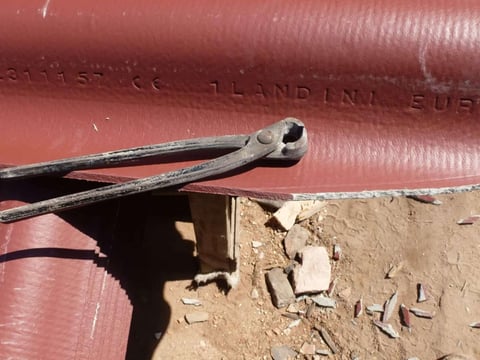 Detailweergave Vezelcement golfplaat profiel 6 met hoge stabiliteit