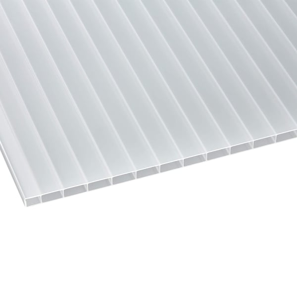 Acrylaat kanaalplaat | 16 mm | Profiel A1 | Voordeelpakket | Plaatbreedte 98 cm | Opaal wit | Breedte 4,09 m | Lengte 2,00 m