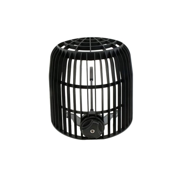 DACHPROTECT Attika grindvangkorf van zwart PVC, vooraanzicht