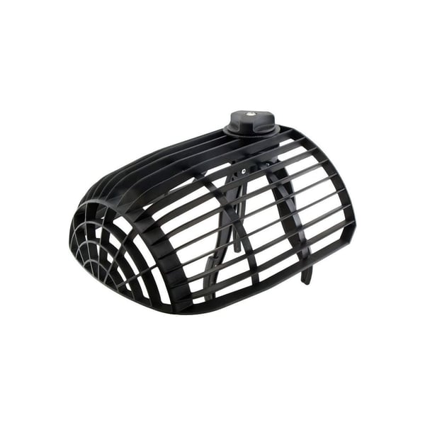 DACHPROTECT Attika grindvangkorf van zwart PVC, zijaanzicht