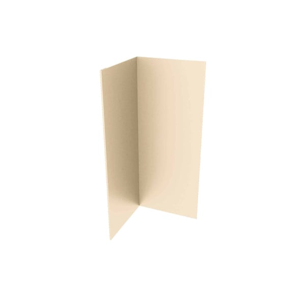 Binnenhoek van staal, licht ivoorkleurig (RAL 1015), 0,50 mm dikte, hoofdweergave