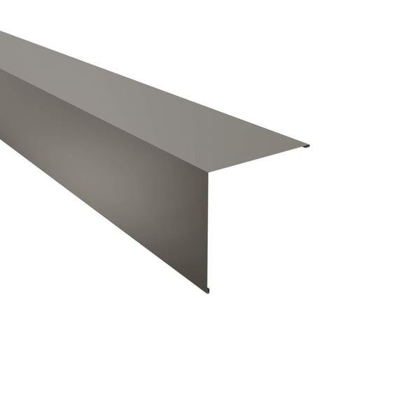 Buitenhoek van grijs aluminium, 0,70 mm, hoofdweergave