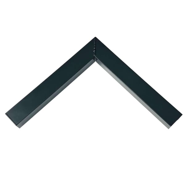 Buitenhoek CUBE van aluminium, antracietgrijs RAL 7016, 1,20 mm dikte, hoofdweergave