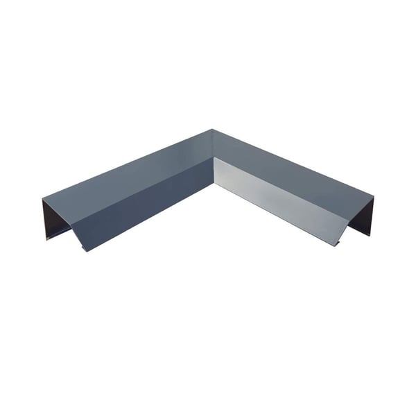 Buitenhoek ISOS | Aluminium | Länge 25 cm | Antracietgrijs matt