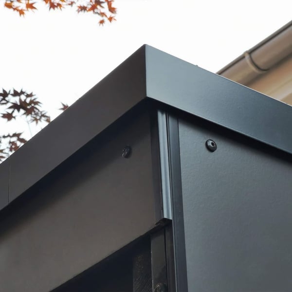 Buitenhoek ISOS | Aluminium | Länge 25 cm | Antracietgrijs matt