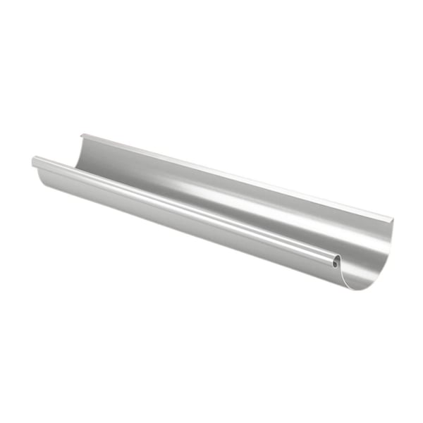 Niagara dakgoot van staal, zilver-metallic (RAL 9006) met 50 µm polyurethaan coating, hoofdweergave