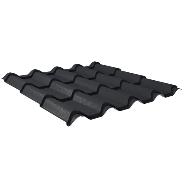 Dakpanplaat EUROPA Antracietgrijs, 0,50 mm, 80 µm Shimoco coating, hoofdweergave