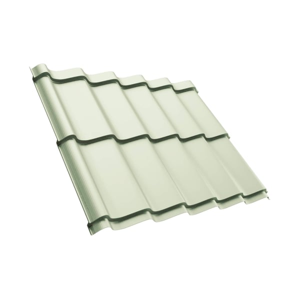 Dakpanplaat Szafir 350/15 Grijswit, 0,63 mm, 25 µm polyester coating, hoofdweergave