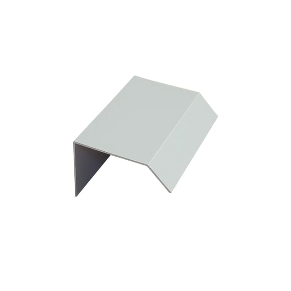 Dakrandprofiel verbinder ISOS van aluminium, Zilver-Metallic, 1,50 mm dikte, hoofdweergave