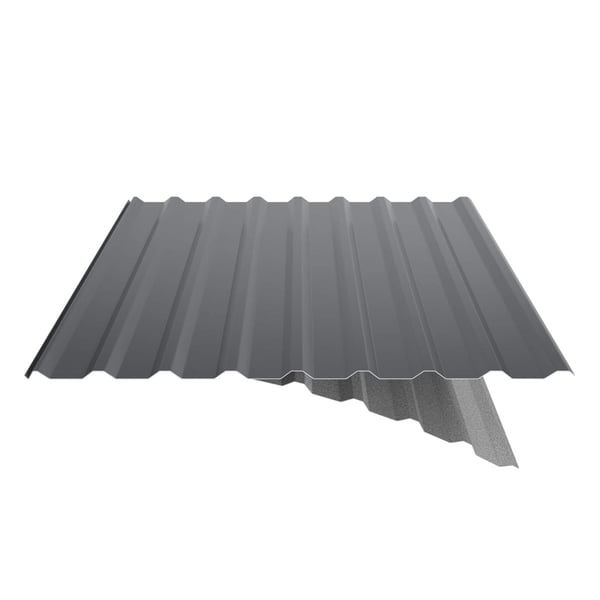 Damwandplaat 20/1100 | Dak | Anti-Drup 2400 g/m² | Staal 0,50 mm | 35 µm Mattpolyester | 23 - Donkergrijs