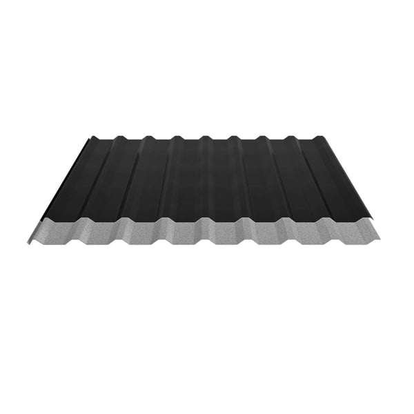 Damwandplaat 20/1100 | Dak | Anti-Drup 700 g/m² | Staal 0,50 mm | 35 µm Mattpolyester | 33 - Zwart