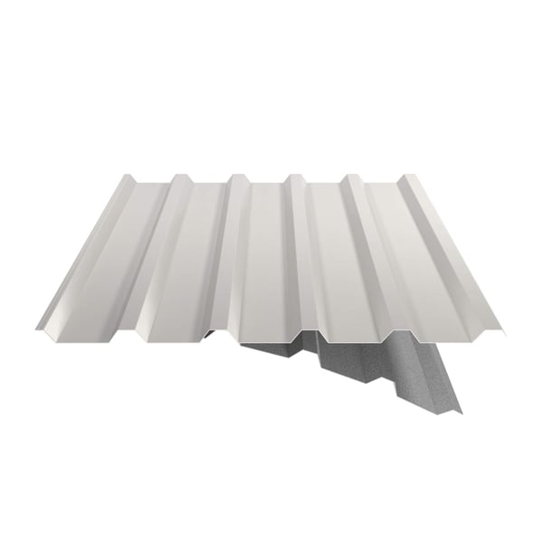 Damwandplaat 35/207 | Dak | Anti-Drup 1000 g/m² | Staal 0,50 mm | 25 µm Polyester | 9010 - Zuiverwit