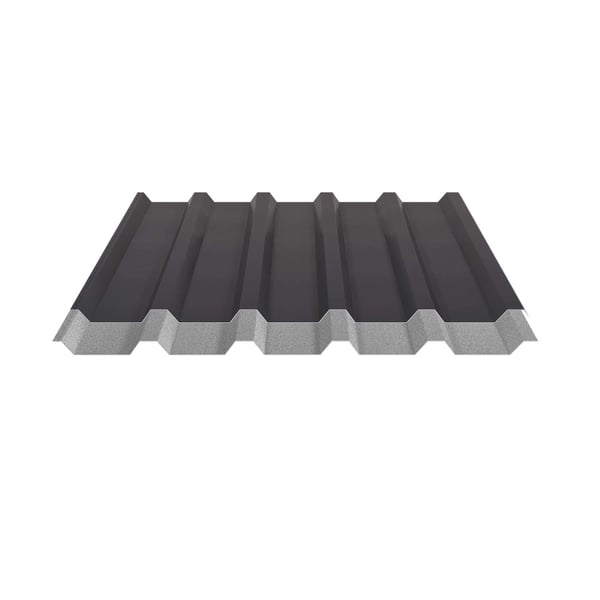 Damwandplaat 35/207 | Dak | Anti-Drup 2400 g/m² | Staal 0,50 mm | 35 µm Mattpolyester | 23 - Donkergrijs