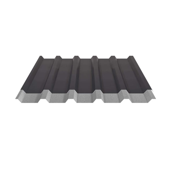 Damwandplaat 35/207 | Dak | Anti-Drup 1000 g/m² | Staal 0,50 mm | 35 µm Mattpolyester | 23 - Donkergrijs