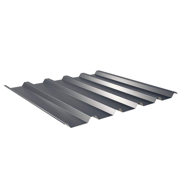 Damwandplaat 35/207 aluminium 0,70 mm antracietgrijs (RAL 7016) met 25 µm polyestercoating