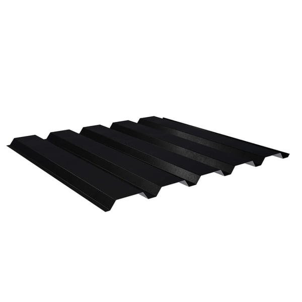 Damwandplaat 35/207 wand, zwart, 0,50 mm, 35 µm matpolyester, hoofdweergave