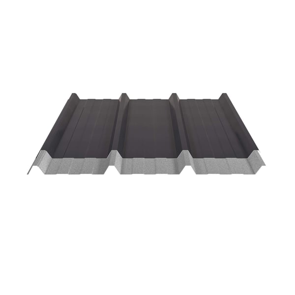 Damwandplaat 45/333 | Dak | Anti-Drup 2400 g/m² | Staal 0,50 mm | 35 µm Mattpolyester | 23 - Donkergrijs