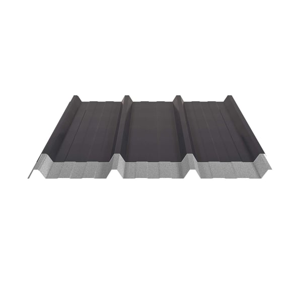 Damwandplaat 45/333 | Dak | Anti-Drup 1000 g/m² | Staal 0,50 mm | 35 µm Mattpolyester | 23 - Donkergrijs