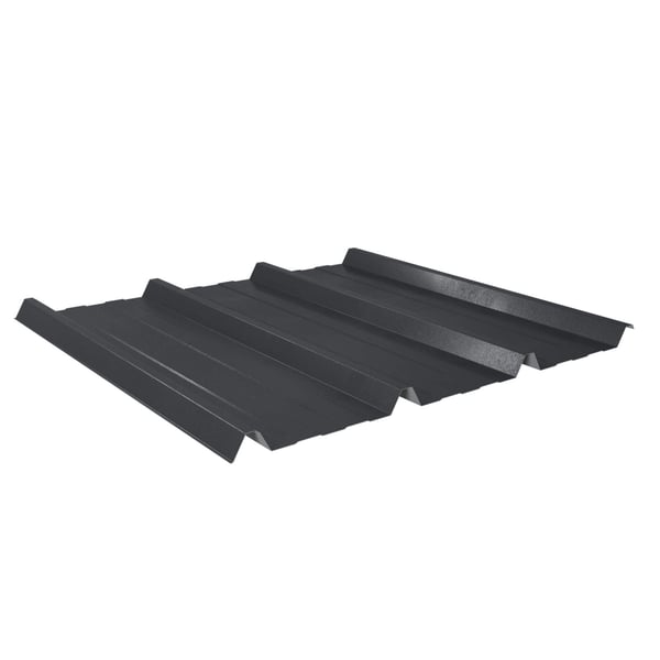 Damwandplaat 45/333 | Dak | Anti-Drup 700 g/m² | Staal 0,50 mm | 35 µm Mattpolyester | 23 - Donkergrijs