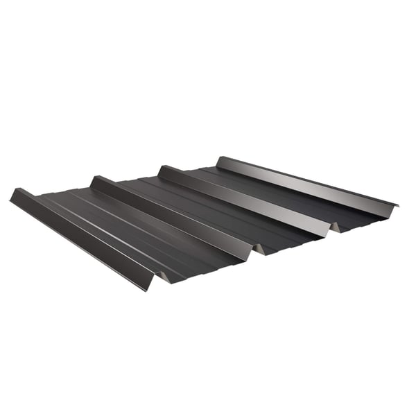 Damwandplaat 45/333 Gitzwart, 0,50 mm, 25 µm polyestercoating, hoofdweergave