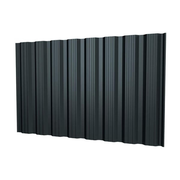 Damwandplaat T18DR wand, 0,40 mm, antracietgrijs RAL 7016, polyester coating, hoofdweergave