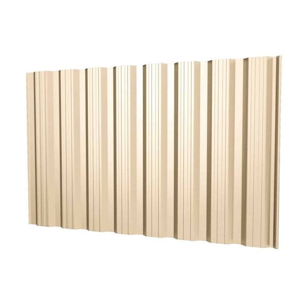Damwandplaat T18DR wand, 0,75 mm staal, licht ivoorkleurig, hoofdweergave