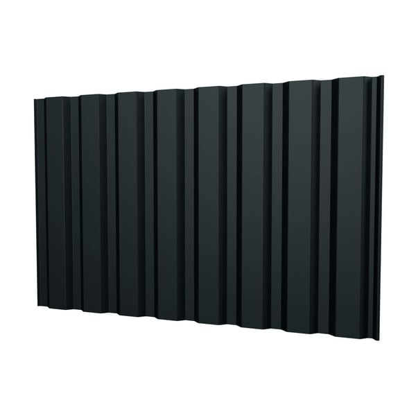 Damwandplaat T20M wand antracietgrijs 0,50 mm matpolyester