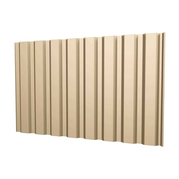 Damwandplaat T20M wand, 0,75 mm staal, licht ivoorkleurig (RAL 1015), 25 µm polyestercoating, hoofdweergave