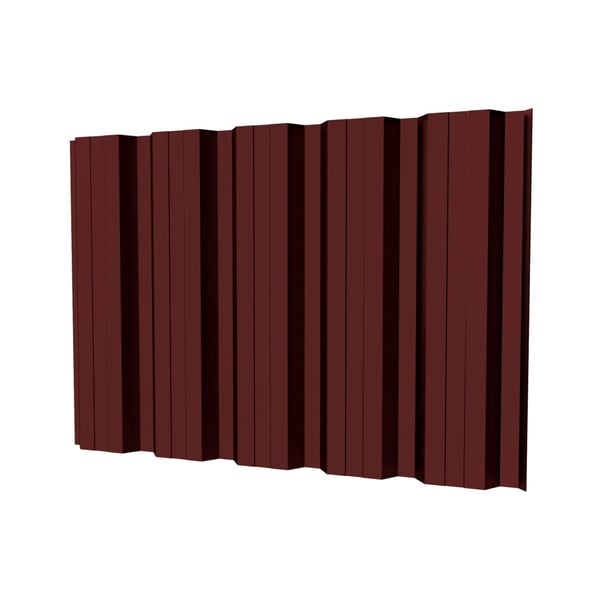 Damwandplaat T35DR roodbruin, 0,50 mm, PURLAK-coating, hoofdweergave