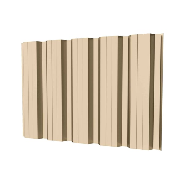 Damwandplaat T35DR wand licht ivoorkleurig, 0,75 mm staal, 25 µm polyestercoating, hoofdweergave