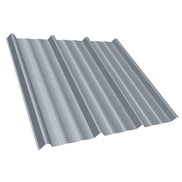 Damwandplaat T45/333MD in Venstergrijs (RAL 7040), 0,63 mm dik, met 200 µm HPS Ultra® coating