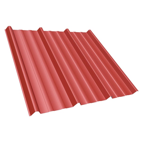Damwandplaat T45/333MD Koraalrood RAL 3016, 0,50 mm, hoofdweergave